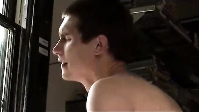 Storeroom Boys Porn: Handsfree Cum and Creampie with Bareback Action