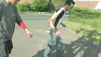 Public Toilet Bareback Boys Porn! Skater Lads Cum and Creampie Action.