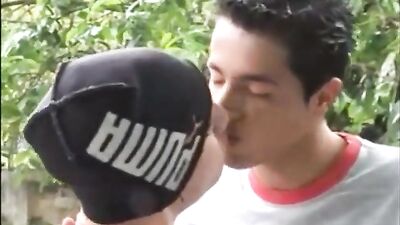 Gay Porn Trio in Red Adidas Boys Group Sex Video