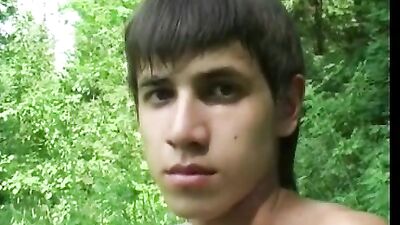 Muscle Boy Sexcapades: Outdoor Solo Gay Teen Porn Cumshots