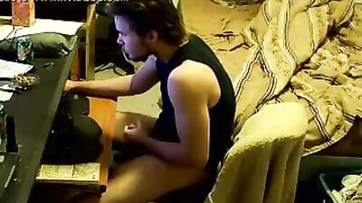 Amateur Web-Cam Cum Shot Before Work Boys Porn