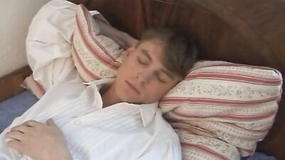 Morning Frenzy: Raw Blond Boys Cum Shots in the Dorm!