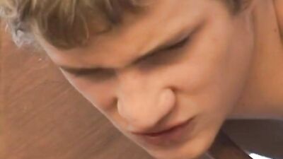 Morning Frenzy: Raw Blond Boys Cum Shots in the Dorm!