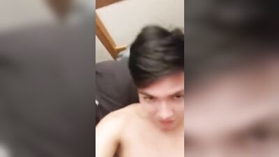 Asian Nervous Amateur Cum Shots - First Gay Porn Experience