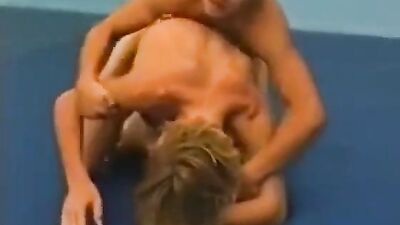 WRESTLERS NUDE GAY FIGHT BOYS MIX VINTAGE VOYEUR