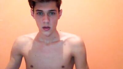 Gay Masturbation Frenzy - Amateur Handjob Solo in His Room Boys Porn