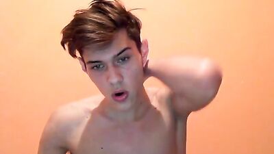 Gay Masturbation Frenzy - Amateur Handjob Solo in His Room Boys Porn