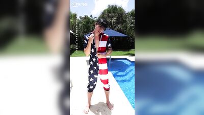 Gay Fireworks: Independence Day Striptease!