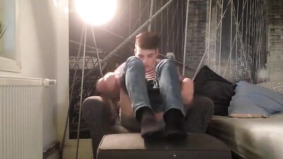 Black Socks Jerks-Off Boys Porn: Hardcore Amateur Big Cocks Cum Shots!