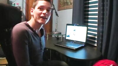 Straight Twink Cum Machine - Watching Boys Porn and Ejaculating Endlessly!