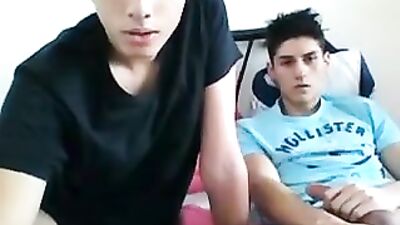 Cousins Cumshot Handjob Straight Boys: Online Gay Teen Wanking Adventure!