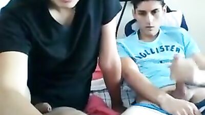 Cousins Cumshot Handjob Straight Boys: Online Gay Teen Wanking Adventure!