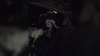 Park Cops Encounter Unruly Amateurs in Public Oral!