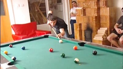 Twinks Pool Fun: Bareback Tag and Train on Bed