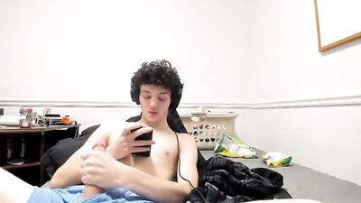 Curly Boy Cams Gay Porn - Amateur Cum Shots Solo!