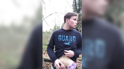 Gay Teen Porn in the Forest: Voyeur Dreams Come True