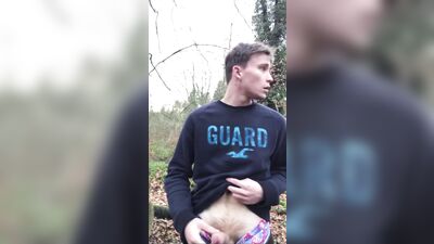 Gay Teen Porn in the Forest: Voyeur Dreams Come True