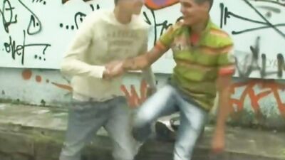 Hot Gay Boys Bareback Cum Session