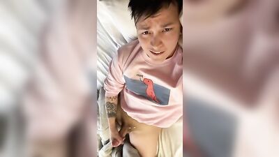 Pink is Pretty: Valentines Day Amateur Cum Shots Solo JO Jerking!