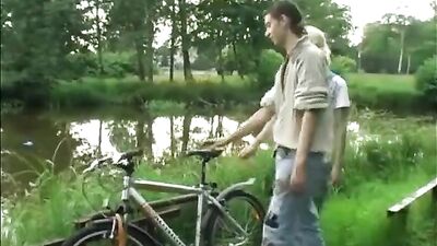 Two Weirdos: Bike and Roller Gay Sex!