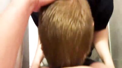 Gay Teen Porn Sucking in Toilet - Blowjob Oral Action