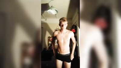 Tasting my cum after I jerk off - A Gay Porn Video