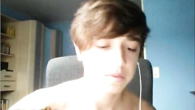 Young Cutie Gay Jerks - Explosive Solo Web-Cam Action!