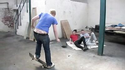 UK Skater Gangbang: Hardcore Gay Porn Action with Boys!