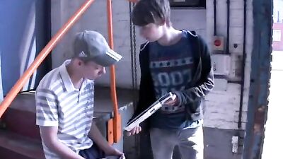 Gay Skater Teens: Hardcore Bareback Action