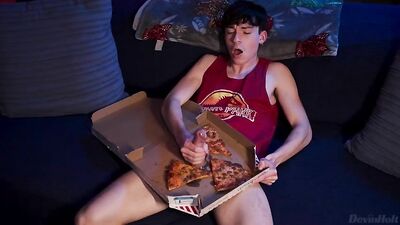 Devons Pizza Cumshots: The Ultimate Solo Cockfest!