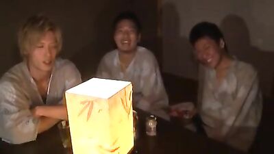 Asian Ass Play Group Sex 筋肉イケメン男子たち３ｐ