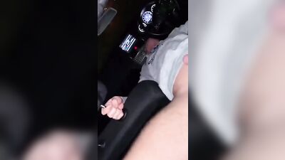 Lyft Driver Gets Ultimate Anal Bareback Tip!