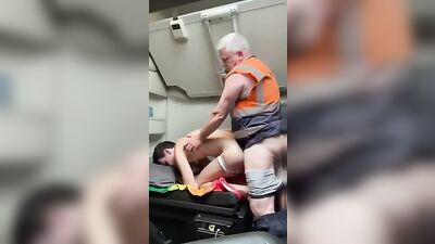 Trucker and Teen Rest-stop Hookup Boys Porn - Butt Fucker