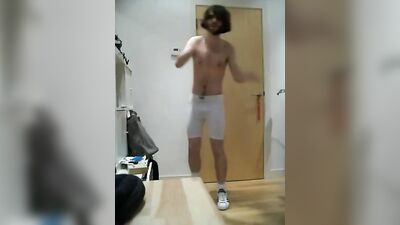 Lycra Cutie with Little Meat: A Voyeurs Guessing Game