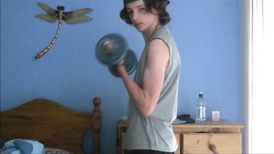 Tall Boy Gym Fitness Gay Teen Porn Exercise Routine