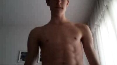 Gay Porn: Horny Teen Shoots A Load!