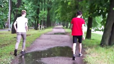 Raw Bareback Twinks: Cute Boys Go Home and Bang