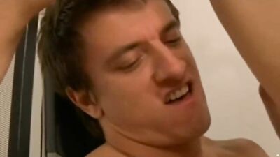 Long Hair Blond Cum Shots: Gym Jocks Favorite Toy