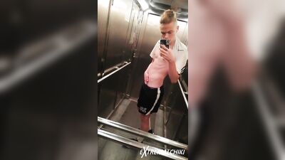 Amateur Lift Wankers: Horny Boys in Porn Action!