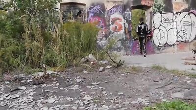 Gay Porn Videos - Bareback Twinks Cum in Graffiti Ruins