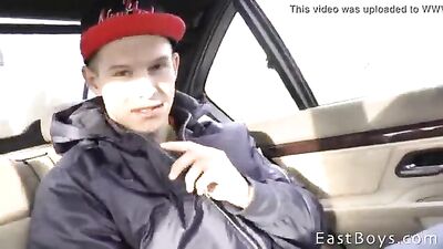 Boy Fucked in Limousine: Father and Step-Son Action Gay Porn Video