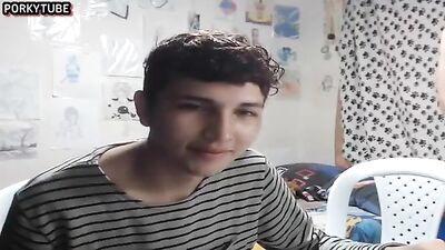 Gay Latino Teen Puppies Playing on Webcam: Ass Fun & Handjobs!
