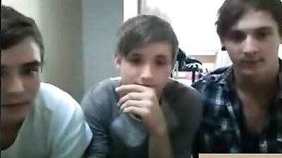 Gay Porn Twins Jerk-Off Show: Big Cocks on Web Cam