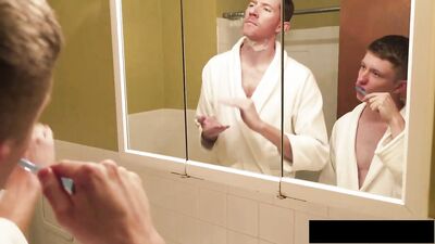 Gay Porn Cute Twink Banged by Daddy - Action Big Cocks