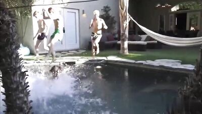 Twinks in the Pool: Bareback Action - The Ultimate Thrill!