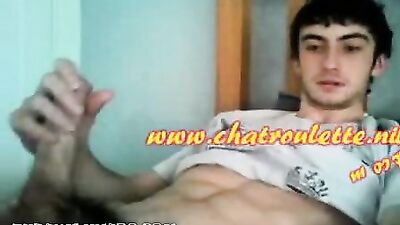 Gay Buddy JO Session Online - Convinced my friend to jerk off with me!
