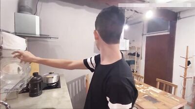 Gay Porn: Cute Boys Hot Double Daddy Action!