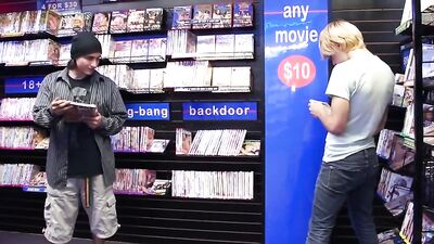 Gay Porn Public Sex: Blond Boys Oral Handjob Bareback Big Cocks