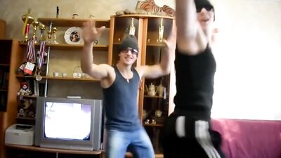 Crazy Russian Twins Dance Party! - The Ultimate Gay Porn Experience!