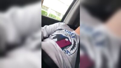 Son Fingered By Dad In Car As He Jerks Off Till Cum Shot!